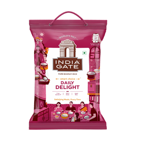 India Gate Daily Delight Basmati Rice - 5 Kg